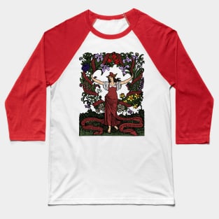 Garland For May Day In Color - Refinished Walter Crane, Socialist, Socialism, Leftist, Anarchist, Propaganda Baseball T-Shirt